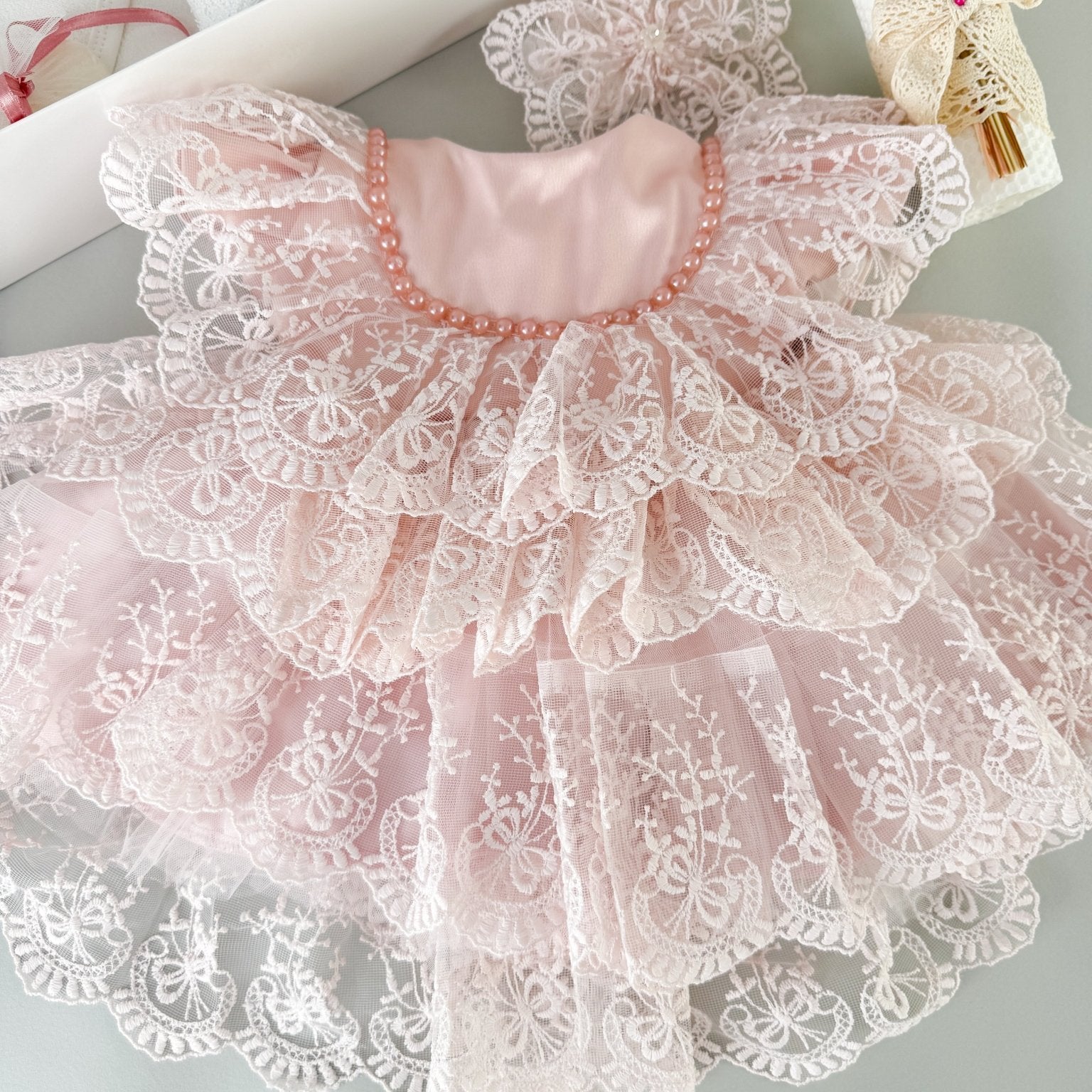 Set botez fetita complet Isolde - Botez bebelusi