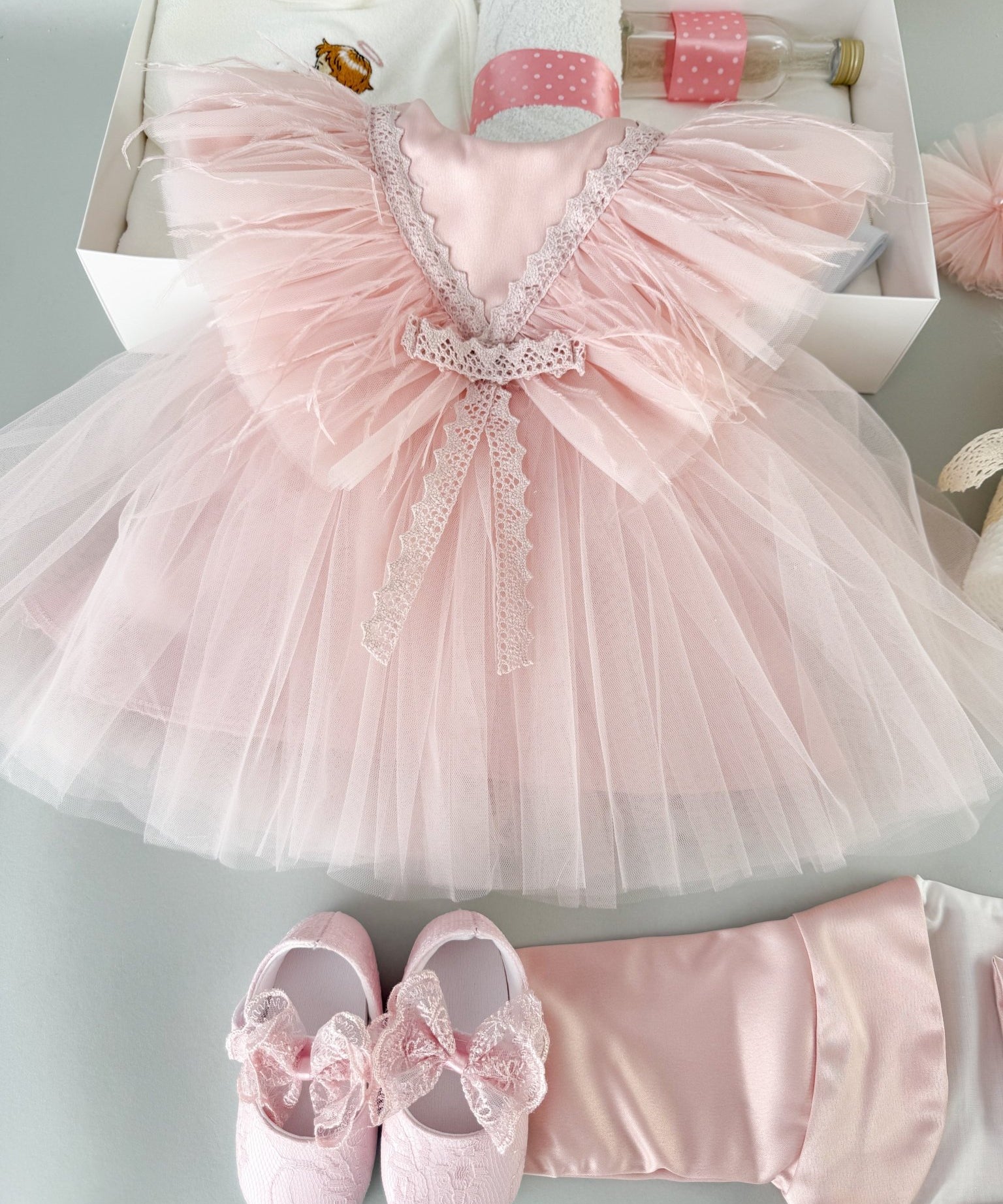 Set botez fetita complet Liora - Botez bebelusi