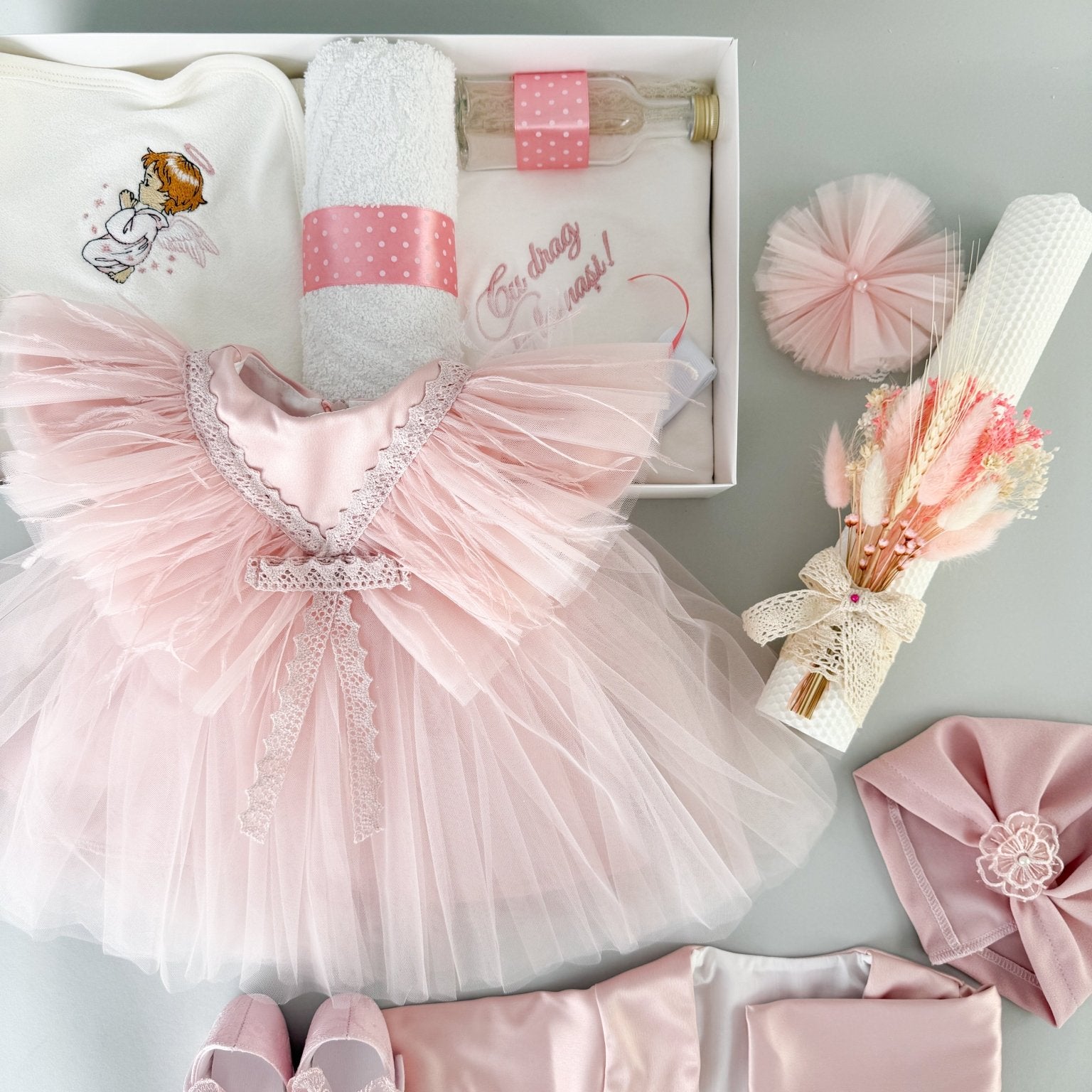 Set botez fetita complet Liora - Botez bebelusi