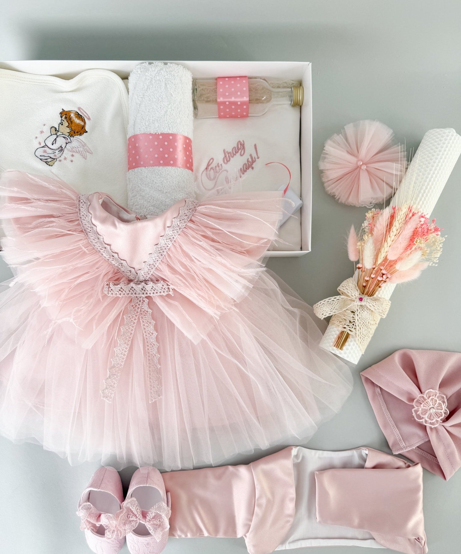 Set botez fetita complet Liora - Botez bebelusi