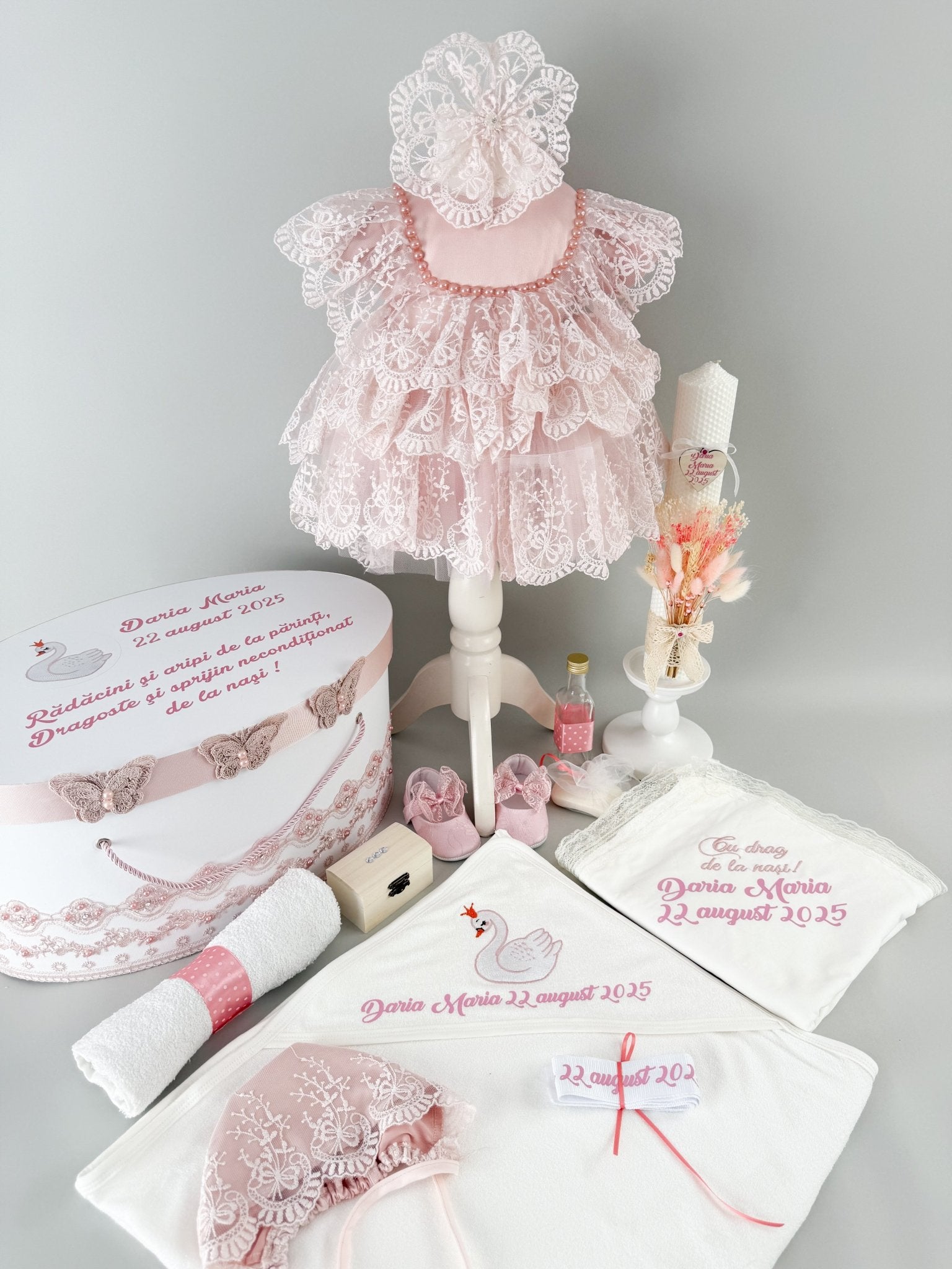 Set botez fetita complet Saphira - Botez bebelusi