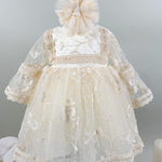 Set botez fetita cu dantela Lara - Botez bebelusi