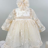 Set botez fetita cu dantela Lara - Botez bebelusi