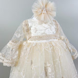 Set botez fetita cu dantela Lara - Botez bebelusi