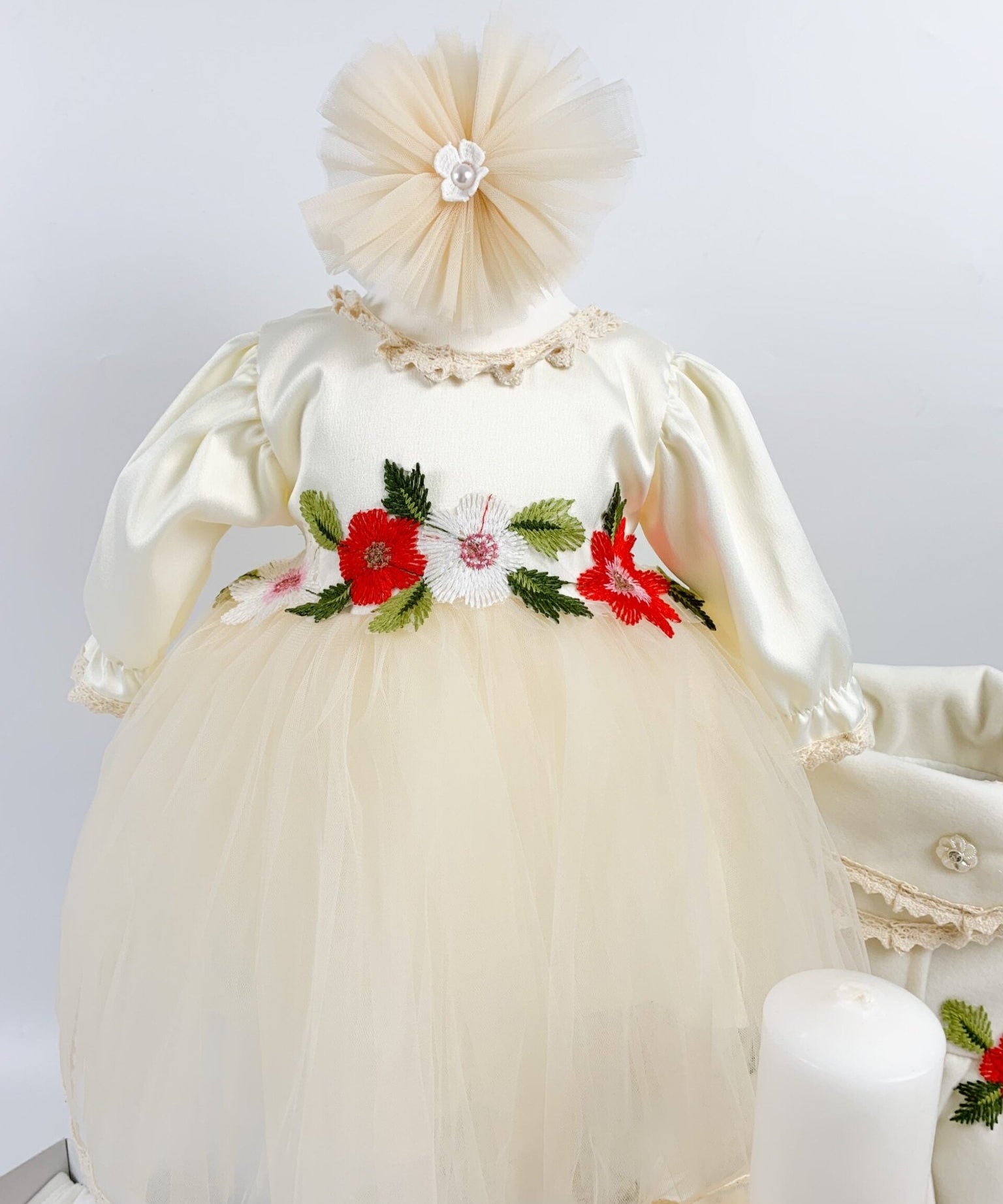 Set botez fetita cu flori Fifi - Botez bebelusi