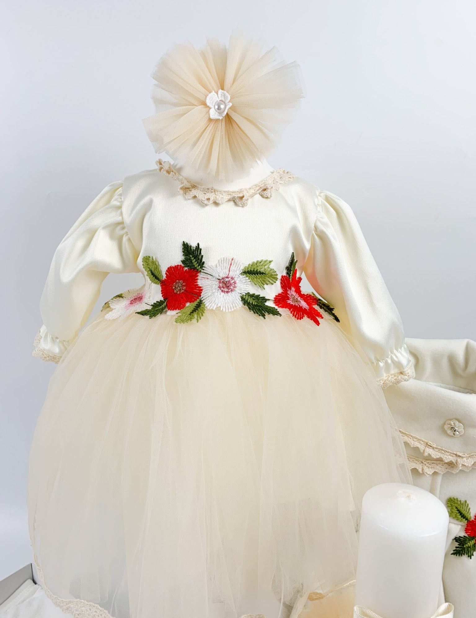 Set botez fetita cu flori Fifi - Botez bebelusi