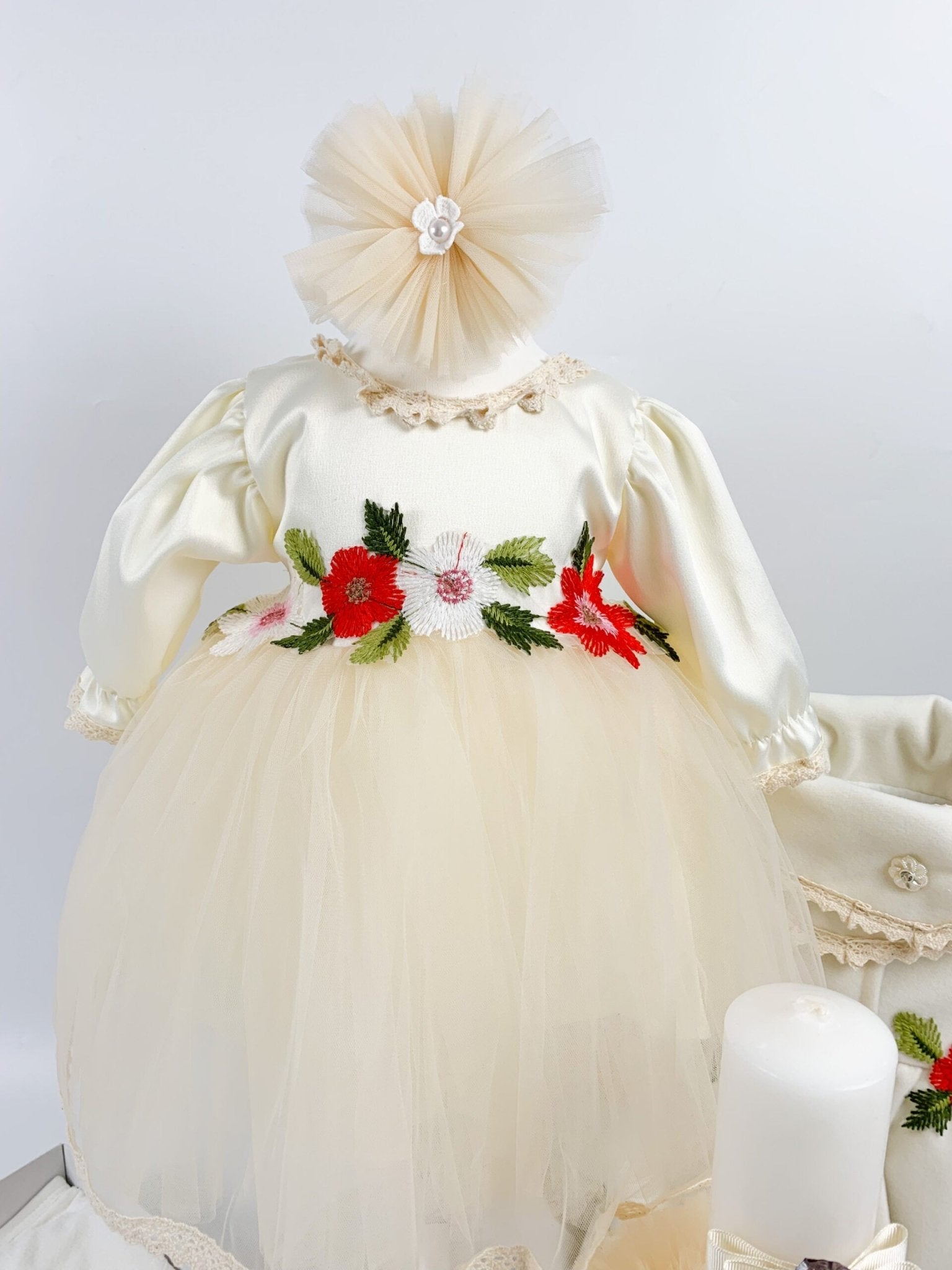 Set botez fetita cu flori Fifi - Botez bebelusi