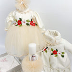 Set botez fetita cu flori Fifi - Botez bebelusi