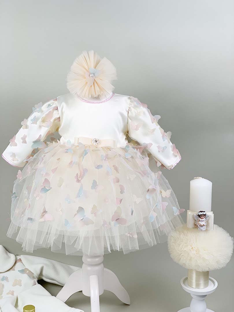 Set botez fetita cu fluturi colorati - Botez bebelusi