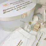 Set botez fetita fluturi colorați si ingeras roz - Botez bebelusi