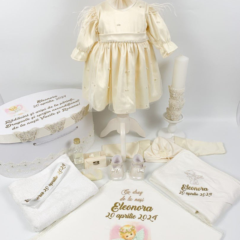 Set botez fetita Lotus - Botez bebelusi