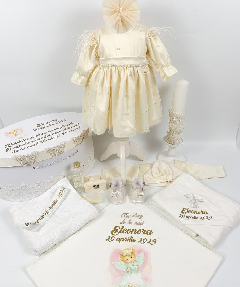 Set botez fetita Lotus - Botez bebelusi