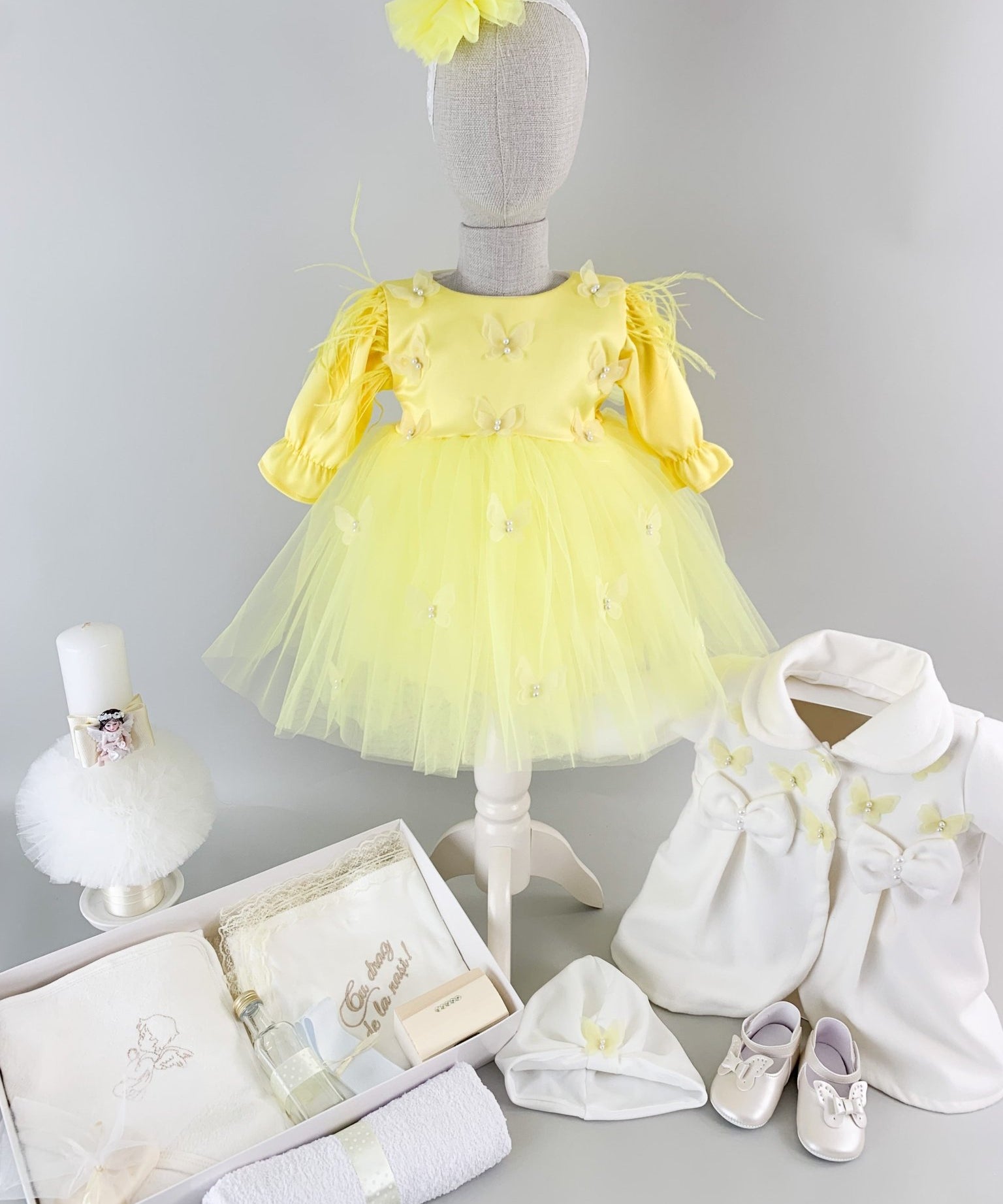 Set botez fetita Lunaria - Botez bebelusi