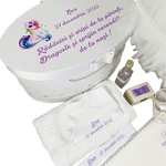 Set botez fetita personalizat cu unicorn - Botez bebelusi