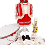 Set botez național fetita cu vesta - Botez bebelusi