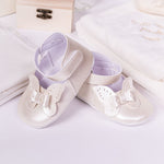 Set Complet Botez Bebelusi cu Rochita Eleganta, Lumanare si Cufar Personalizat - Ambra - Botez bebelusi
