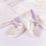 Set Complet Botez Bebelusi cu Rochita Eleganta, Lumanare si Cufar Personalizat - Antonella - Botez bebelusi