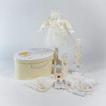 Set Complet Botez Bebelusi cu Rochita si Cutie Personalizata - Dahlia - Botez bebelusi