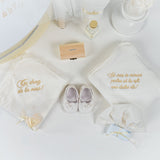 Set Complet Botez Bebelusi cu Rochita si Cutie Personalizata - Dahlia - Botez bebelusi
