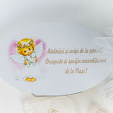 Set Complet Botez Bebelusi cu Rochita si Cutie Personalizata - Dahlia - Botez bebelusi