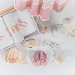 Set Complet Botez Bebelusi cu Rochita si Trusou Hand - made - Sally - Botez bebelusi