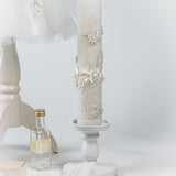 Set Complet Botez Bebelusi cu Rochita si Trusou Lucrat Manual - Clara - Botez bebelusi