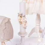 Set Complet Botez Bebelusi cu Rochita, Trusou si Lumanare - Isabel - Botez bebelusi