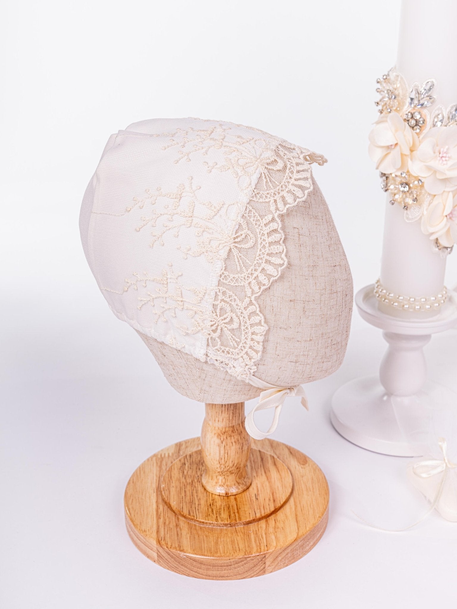 Set Complet Botez Bebelusi cu Rochita, Trusou si Lumanare - Isabel - Botez bebelusi