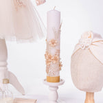 Set Complet Botez Bebelusi cu Rochita, Trusou si Lumanare - Letizia - Botez bebelusi