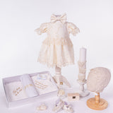 Set Complet Botez Bebelusi cu Rochita, Trusou si Lumanare - Mar - Botez bebelusi