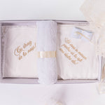 Set Complet Botez Bebelusi cu Rochita, Trusou si Lumanare - Mar - Botez bebelusi