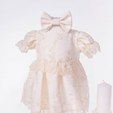 Set Complet Botez Bebelusi cu Rochita, Trusou si Lumanare - Mar - Botez bebelusi