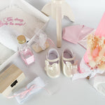 Set Complet Botez Bebelusi cu Rochita Vaporoasa si Trusou Hand Made - Romina - Botez bebelusi