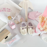 Set Complet Botez Bebelusi cu Rochita Vaporoasa si Trusou Hand Made - Romina - Botez bebelusi