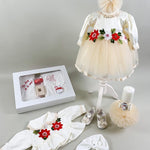Set complet botez cu flori - Botez bebelusi