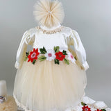 Set complet botez cu flori - Botez bebelusi