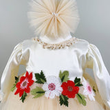 Set complet botez cu flori - Botez bebelusi