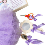 Set lila personalizat aniversare 1 an - Balerina - Botez bebelusi