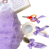 Set lila personalizat aniversare 1 an - Balerina - Botez bebelusi