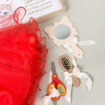 Set rosu personalizat aniversare 1 an - Ingeras - Botez bebelusi