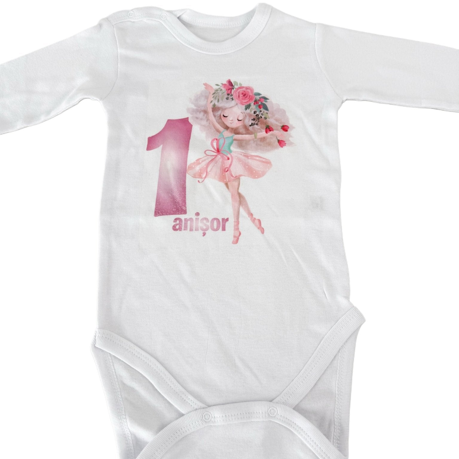 Set tavita fetite taiere mot 1 an - 6 piese - Botez bebelusi