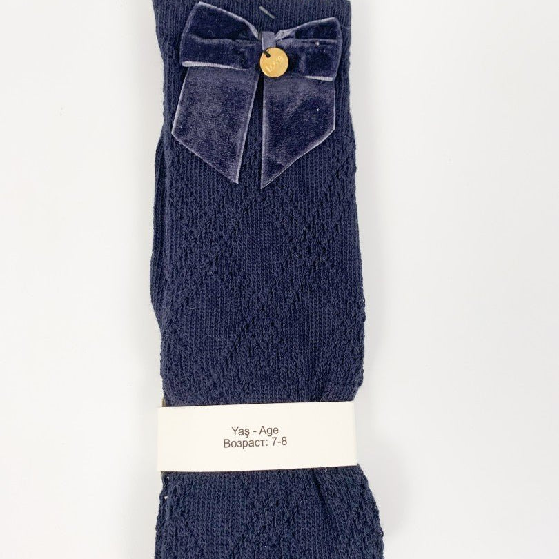 Sosete lungi albastre copii - Botez bebelusi
