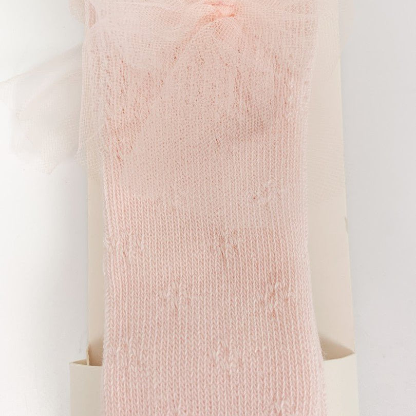 Sosete lungi roz pal - Botez bebelusi