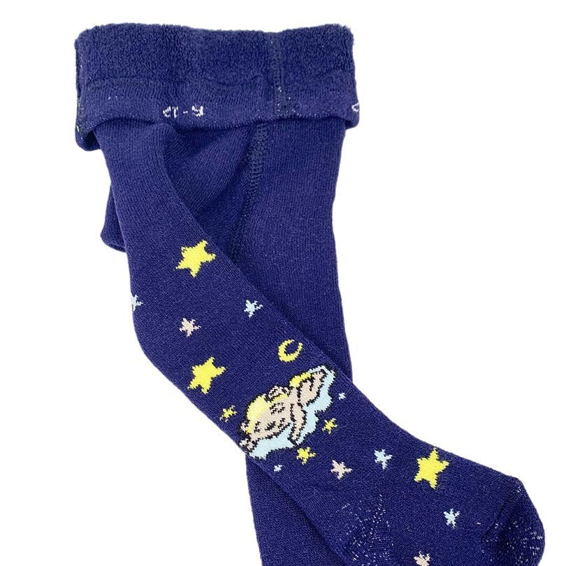 Strampi flausati baiat bleumarin cu ursulet - Botez bebelusi