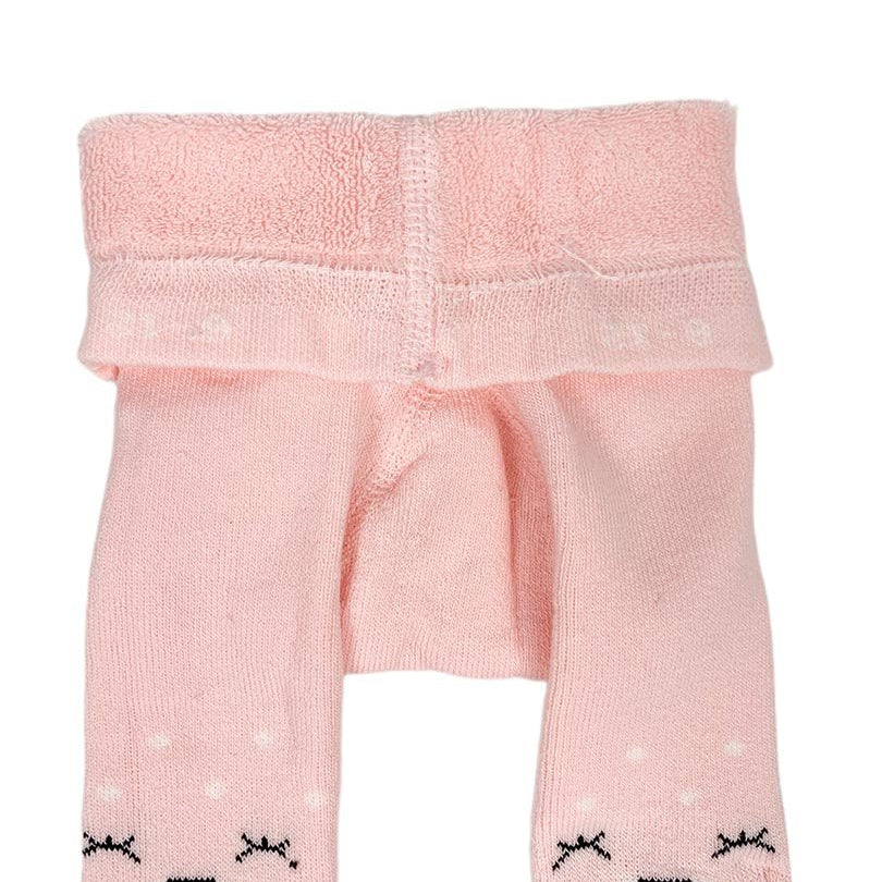 Strampi flausati fetita roz cu buline albe - Botez bebelusi