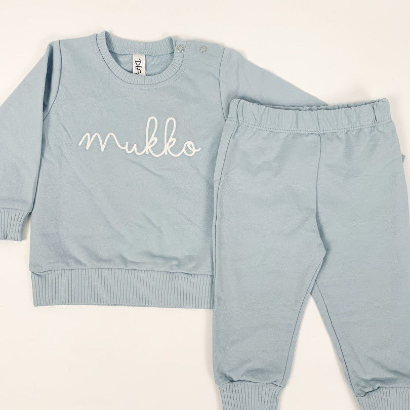 Trening albastru deschis baiat - Botez bebelusi