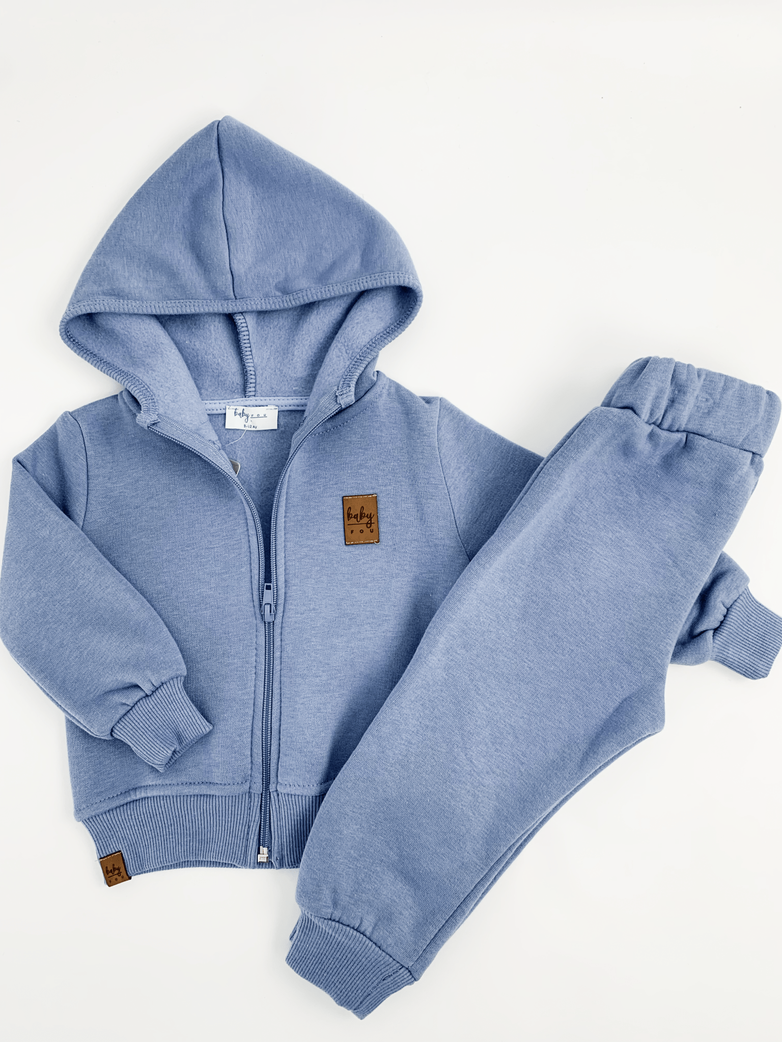 Trening albastru pentru baiat - 2 piese - Botez bebelusi