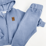 Trening albastru pentru baiat - 2 piese - Botez bebelusi