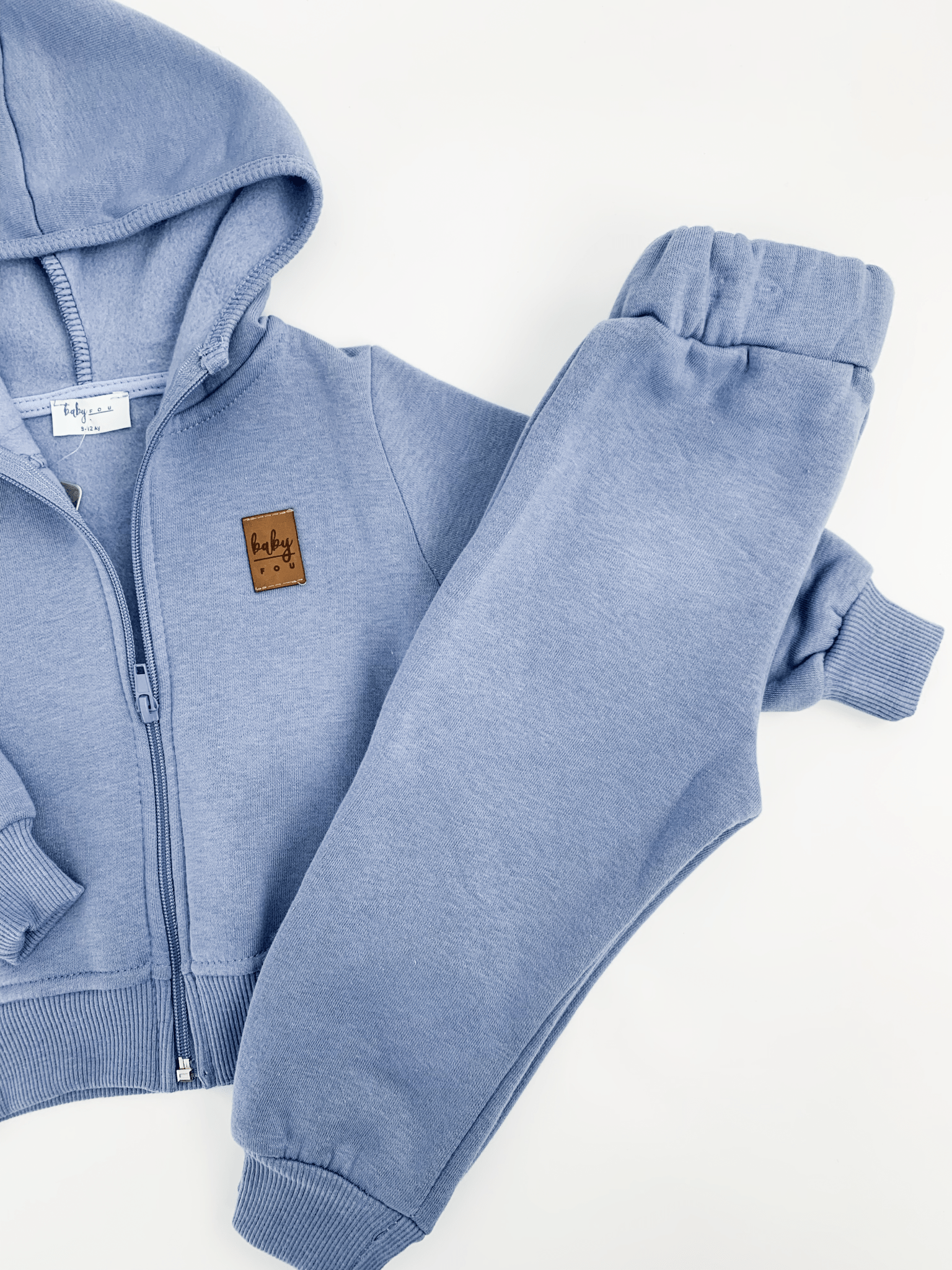 Trening albastru pentru baiat - 2 piese - Botez bebelusi
