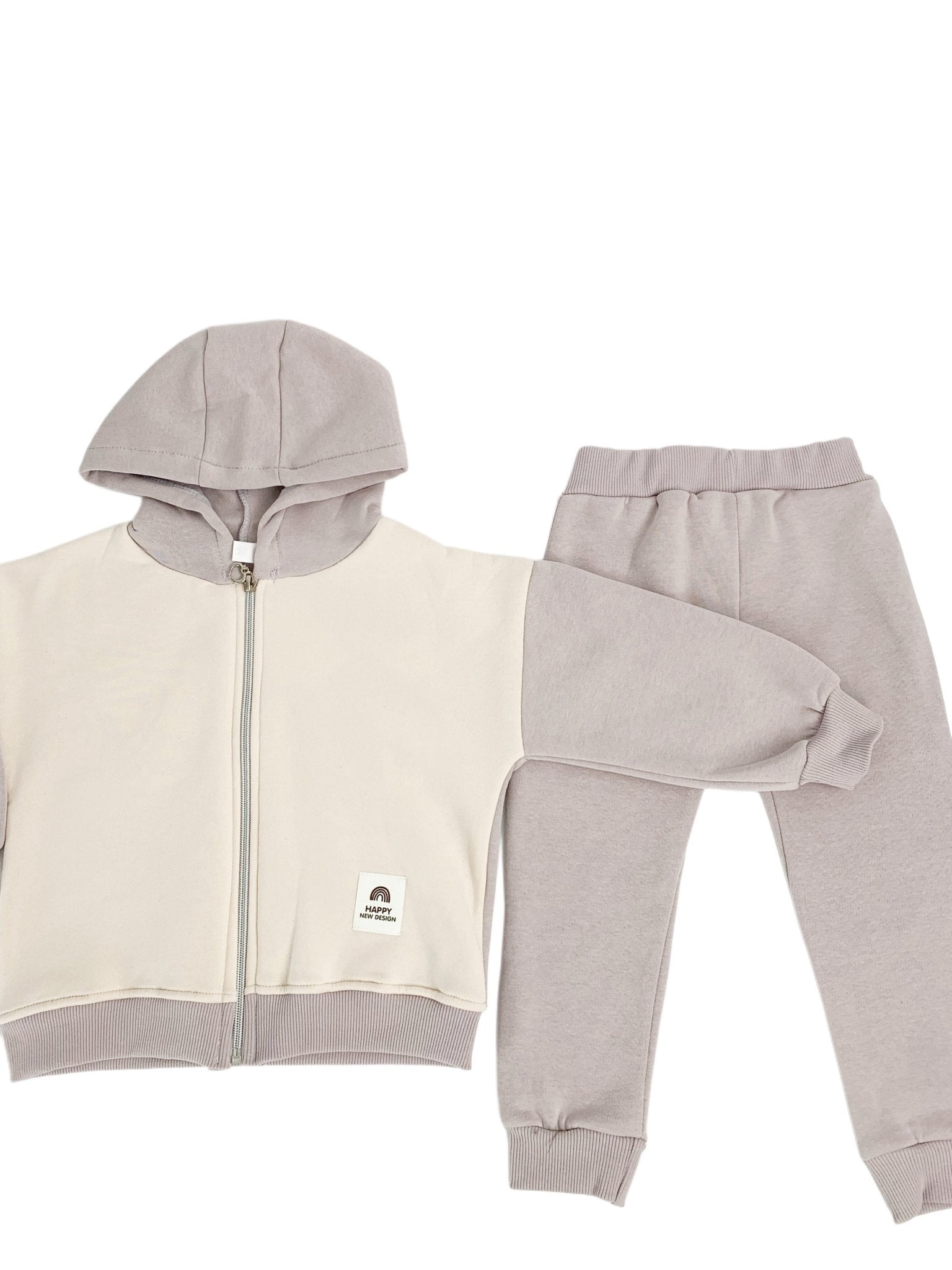 Trening baiat bej - 2 piese - Botez bebelusi